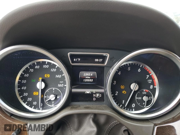 2013 Mercedes-Benz M 350 with VIN 4JGDA5JB9DA163723, listed as a Copart auction lot 53075875 with 120,553 mi miles and Salvage Title. Bid and sale history available at DreamBid. Image 9.