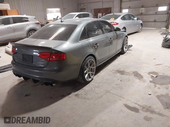 2012 Audi S4 Premium Plus with VIN WAUBGAFL7CA025145, listed as a IAAI auction lot 41360640 with 115,813 mi miles. Bid and sale history available at carsss.com. Image 4.