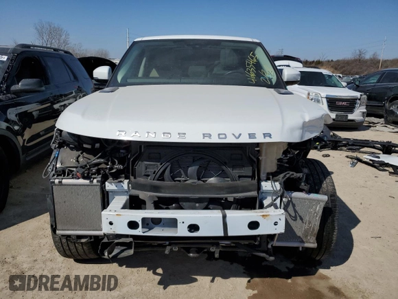2022 Land Rover Range Rover Sport SE with VIN SALWG2SU1NA239200, listed as a Copart auction lot 46635465 with 25,292 mi miles and Salvage Title. Bid and sale history available at carsss.com. Image 5.