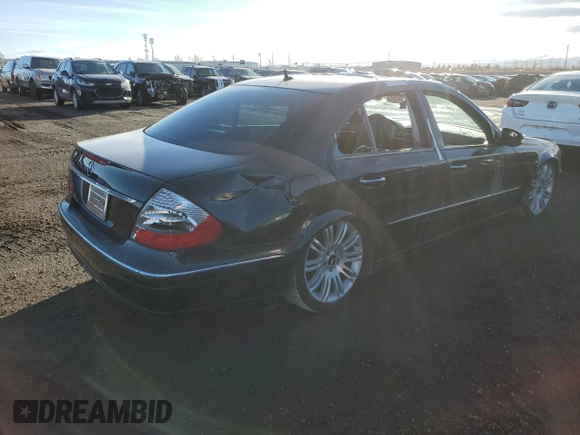 2007 Mercedes-Benz E 550 with VIN WDBUF90X57X213589, listed as a Copart auction lot 46580785 with 175,186 mi miles and Non Repairable. Bid and sale history available at carsss.com. Image 3.