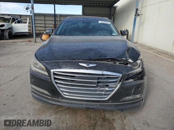 2017 Genesis G80 3.8L with VIN KMHGN4JE9HU190186, listed as a Copart auction lot 78520824 with 187,490 mi miles and Salvage Title. Bid and sale history available at DreamBid. Image 5.