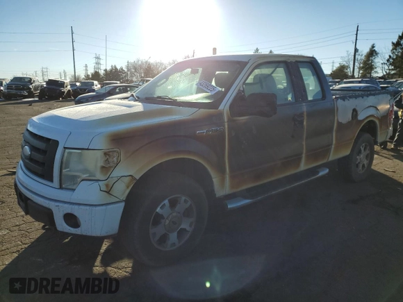 2009 Ford F-150 STX with VIN 1FTRX14W89KC77987, listed as a Copart auction lot 43269225 with 254,567 mi miles and Salvage title. Bid and sale history available at DreamBid. Image 1.