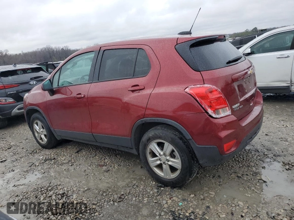 2022 Chevrolet Trax LS with VIN KL7CJNSM8NB503422, listed as a Copart auction lot 38835324 with 41,612 mi miles and Salvage Title. Bid and sale history available at carsss.com. Image 2.