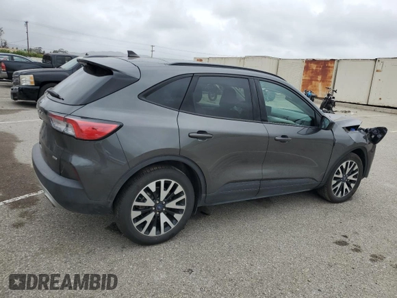 2020 Ford Escape SE Sport Hybrid with VIN 1FMCU0BZ7LUB70460, listed as a Copart auction lot 55623925 with 63,550 mi miles and Salvage title. Bid and sale history available at DreamBid. Image 3.