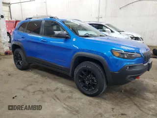 2019 Jeep Cherokee Trailhawk with VIN 1C4PJMBX4KD478219, listed as a Copart auction lot 60919595 with 42,726 mi miles and Salvage title. Bid and sale history available at DreamBid. Image 4.