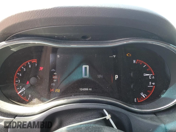 2017 Dodge Durango GT with VIN 1C4RDJDG0HC921332, listed as a Copart auction lot 57916655 with 124,399 mi miles and Salvage title. Bid and sale history available at DreamBid. Image 9.
