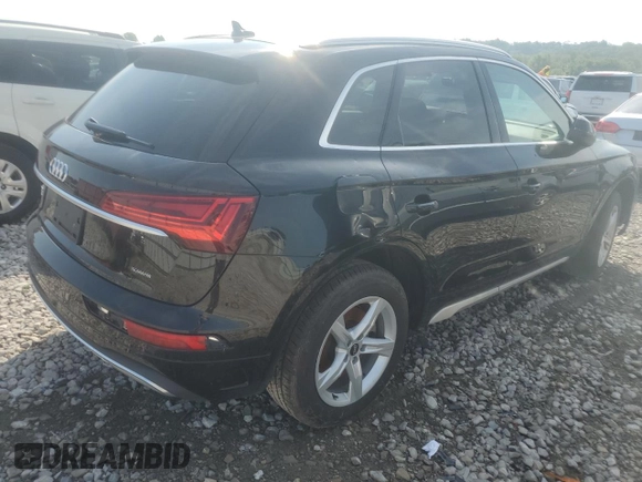 2021 Audi Q5 Premium с VIN WA1AAAFYXM2125175, выставлен на аукционе Copart как лот 43533155 с пробегом 46 017 миль миль и Списание • Salvage title. История ставок и продаж доступна на DreamBid. Изображение 3.