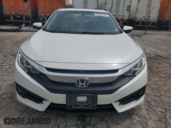 2017 Honda Civic Sedan EX-L with VIN 19XFC1F79HE020553, listed as a Copart auction lot 52491734 with 126,074 mi miles and Salvage Title. Bid and sale history available at carsss.com. Image 5.