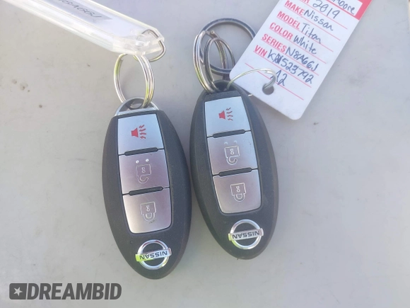 2019 Nissan Titan with VIN 1N6BA1RP0KN523792, listed as a IAAI auction lot 41367790 with 101,426 mi miles and . Bid and sale history available at DreamBid. Image 11.