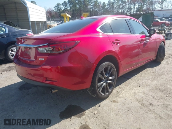 2017 Mazda 6 Grand Touring with VIN JM1GL1X57H1100857, listed as a IAAI auction lot 41773377 with 80,193 mi miles. Bid and sale history available at carsss.com. Image 4.