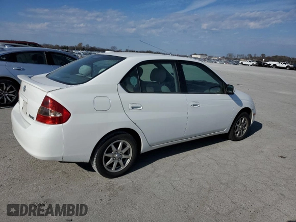 2002 Toyota Prius with VIN JT2BK18UX20069760, listed as a Copart auction lot 83605844 with 102,115 mi miles and Clean Title. Bid and sale history available at carsss.com. Image 3.