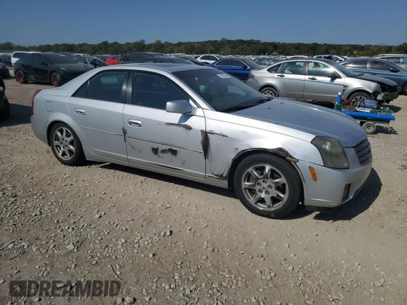 2003 Cadillac CTS with VIN 1G6DM57N330140135, listed as a Copart auction lot 75613554 with 193,149 mi miles and Salvage Title. Bid and sale history available at carsss.com. Image 4.