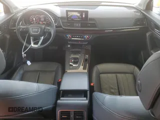 2018 Audi Q5 Premium Plus with VIN WA1BNAFY0J2153930, listed as a Copart auction lot 61966275 with 75,720 mi miles and Salvage title. Bid and sale history available at DreamBid. Image 8.