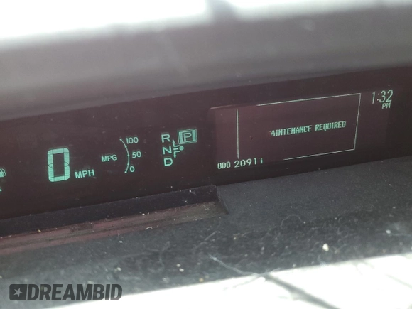 2011 Toyota Prius I with VIN JTDKN3DU3B1467807, listed as a Copart auction lot 52261185 with 209,111 mi miles and Salvage Title. Bid and sale history available at carsss.com. Image 9.
