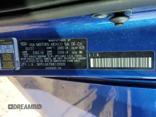 2017 Kia Forte S with VIN 3KPFL4A79HE110939, listed as a Copart auction lot 44929683 with 163,836 mi miles and Clean Title. Bid and sale history available at DreamBid. Image 12.