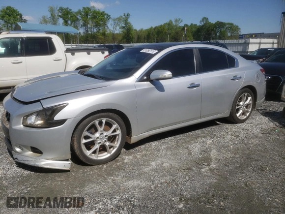 2011 Nissan Maxima SV with VIN 1N4AA5AP0BC858506, listed as a Copart auction lot 51858115 with 150,937 mi miles and Salvage Title. Bid and sale history available at DreamBid. Image 1.
