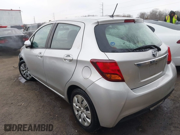 2015 Toyota Yaris L with VIN VNKKTUD33FA028588, listed as a IAAI auction lot 41575230 with 148,071 mi miles. Bid and sale history available at carsss.com. Image 3.
