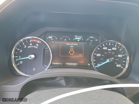 2018 Ford Super Duty F-350 SRW XL with VIN 1FT8W3BT0JEB82751, listed as a Copart auction lot 50410985 with 145,459 mi miles and Salvage Title. Bid and sale history available at carsss.com. Image 9.