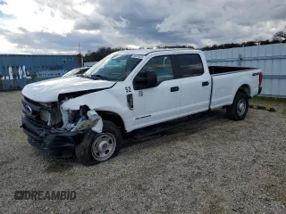 2021 Ford F-350 XL with VIN 1FT8W3BT2MED91672, listed as a Copart auction lot 45322625 with 58,029 mi miles and Salvage Title. Bid and sale history available at DreamBid. Image 1.