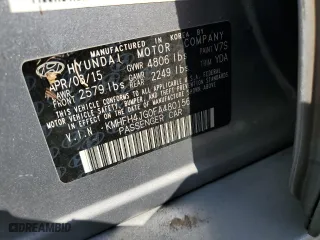 2015 Hyundai Azera Limited with VIN KMHFH4JG0FA480156, listed as a Copart auction lot 76272794 with 113,156 mi miles and Salvage Title. Bid and sale history available at carsss.com. Image 13.
