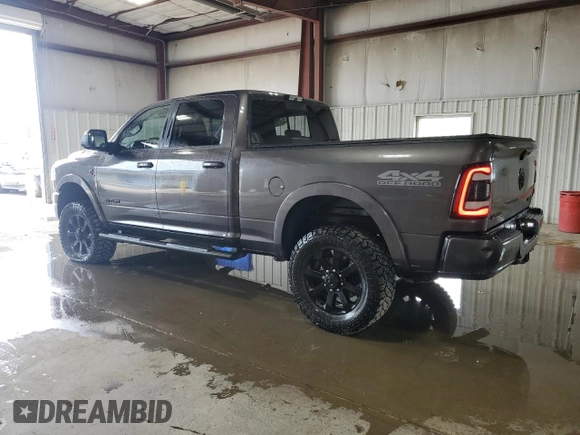 2020 Ram 2500 Laramie with VIN 3C6UR5FL0LG192484, listed as a Copart auction lot 59670435 with 41,210 mi miles and Salvage title. Bid and sale history available at DreamBid. Image 2.