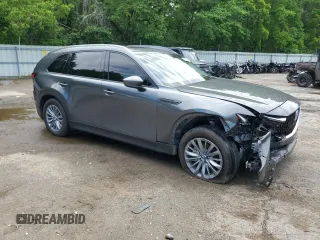 2024 Mazda CX-90 Preferred Plus z VIN JM3KKCHD5R1110410, wystawiony jako Copart lot #53745665 z przebiegiem 22 222 mil mil oraz Szkody całkowita. Historia ofert i sprzedaży dostępna na DreamBid. Obrazek 4.