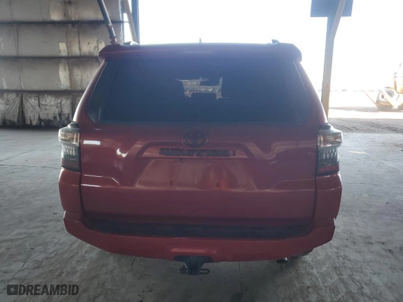2021 Toyota 4Runner SR5 with VIN JTEEU5JR9M5240690, listed as a Copart auction lot 84254424 with 63,638 mi miles and Salvage Title. Bid and sale history available at carsss.com. Image 6.