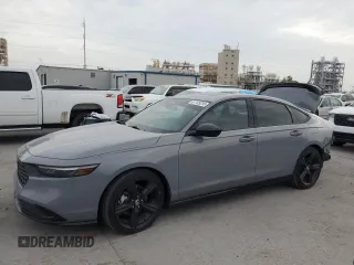 2025 Honda Accord Sport-L with VIN 1HGCY2F70SA007356, listed as a Copart auction lot 61765235 with 10,501 mi miles and Salvage title. Bid and sale history available at DreamBid. Image 1.