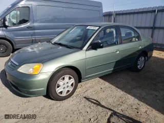 2003 Honda Civic LX with VIN 1HGES16603L037832, listed as a Copart auction lot 58341684 with 167,473 mi miles and Salvage Title. Bid and sale history available at carsss.com. Image 1.