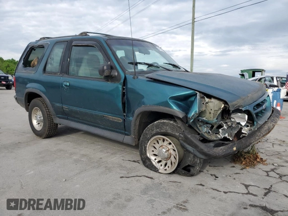 1998 Ford Explorer Sport with VIN 1FMYU22X7WUB73136, listed as a Copart auction lot 54338255 with 197,323 mi miles and Salvage title. Bid and sale history available at DreamBid. Image 4.