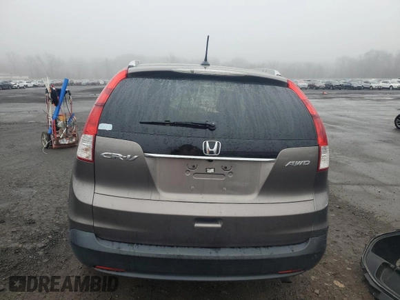 2012 Honda CR-V EX-L with VIN 5J6RM4H7XCL070400, listed as a Copart auction lot 50813225 with 161,291 mi miles and Salvage Title. Bid and sale history available at carsss.com. Image 6.