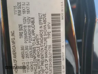 2016 Acura RDX with VIN 5J8TB3H35GL011755, listed as a Copart auction lot 41772615 with Not Provided miles and Salvage Title. Bid and sale history available at carsss.com. Image 14.