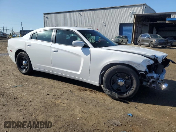 2012 Dodge Charger Police with VIN 2C3CDXAT4CH226632, listed as a Copart auction lot 44238295 with 70,027 mi miles and Salvage Title. Bid and sale history available at carsss.com. Image 4.