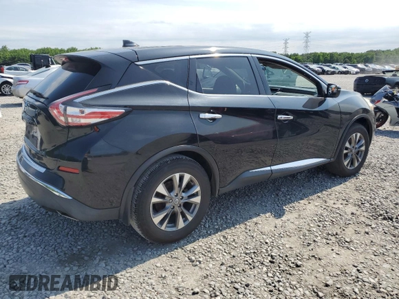 2017 Nissan Murano S z VIN 5N1AZ2MG5HN141301, wystawiony jako Copart lot #58408845 z przebiegiem 180 245 mil mil oraz Czysty tytuł • Clean title. Historia ofert i sprzedaży dostępna na DreamBid. Obrazek 3.