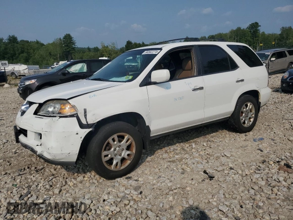 2006 Acura MDX Touring w/Navi with VIN 2HNYD18846H519865, listed as a Copart auction lot 66582274 with 208,745 mi miles and Salvage Title. Bid and sale history available at carsss.com. Image 1.