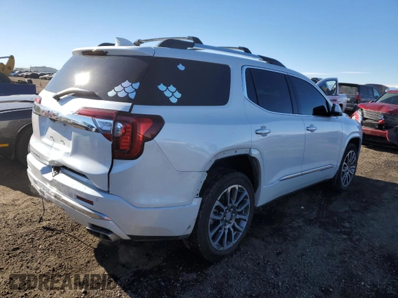 2020 GMC Acadia Denali with VIN 1GKKNXLS3LZ197380, listed as a Copart auction lot 87923805 with 36,187 mi miles and Salvage Title. Bid and sale history available at carsss.com. Image 3.