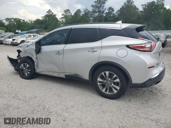 2018 Nissan Murano S z VIN 5N1AZ2MGXJN123625, wystawiony jako Copart lot #54253745 z przebiegiem 124 781 mil mil oraz Szkoda całkowita • Salvage title. Historia ofert i sprzedaży dostępna na DreamBid. Obrazek 2.
