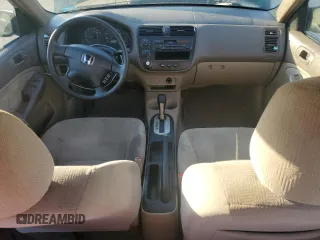 2001 Honda Civic LX with VIN 1HGES16571L073599, listed as a Copart auction lot 73134604 with 190,735 mi miles and Non Repairable. Bid and sale history available at carsss.com. Image 8.