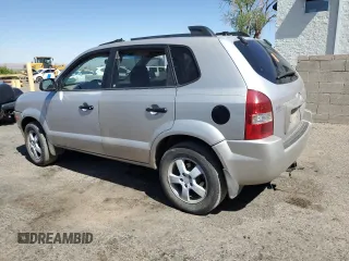 2005 Hyundai Tucson GL with VIN KM8JM12B25U241969, listed as a Copart auction lot 53461165 with 216,197 mi miles and Salvage Title. Bid and sale history available at carsss.com. Image 2.