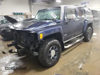 2008 Hummer H3 SUV with VIN 5GTEN13E488147058, listed as a Copart auction lot 83850464 with 225,885 mi miles and Salvage Title. Bid and sale history available at DreamBid. Image 1.
