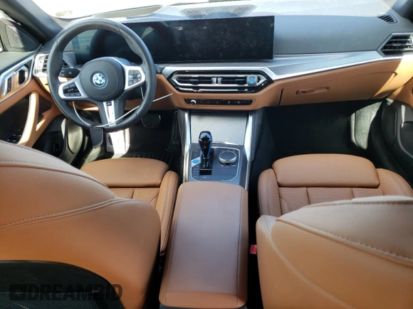 2023 BMW i4 eDrive40 with VIN WBY73AW00PFN80441, listed as a Copart auction lot 45557674 with 16,335 mi miles. Bid and sale history available at carsss.com. Image 8.