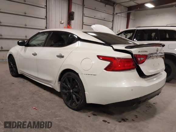 2017 Nissan Maxima SV with VIN 1N4AA6AP4HC444367, listed as a IAAI auction lot 41344091 with 172,346 mi miles and . Bid and sale history available at DreamBid. Image 3.