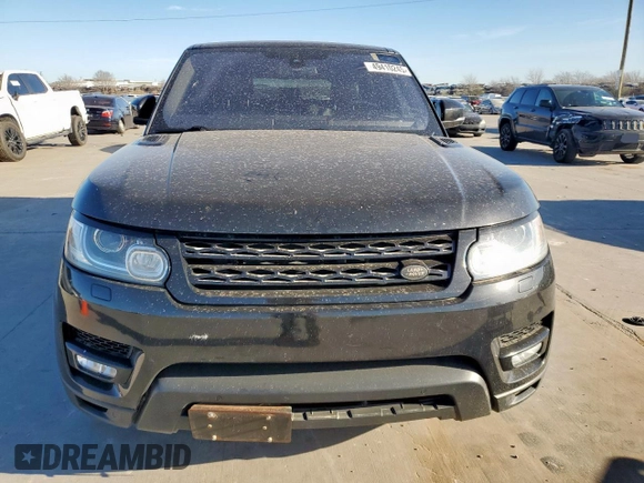 2016 Land Rover Range Rover Sport HSE with VIN SALWR2KFXGA102920, listed as a Copart auction lot 49410245 with Not provided miles and Clean title. Bid and sale history available at DreamBid. Image 5.