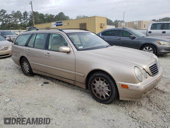 2001 Mercedes-Benz E-Class with VIN WDBJH65J41B312277, listed as a Copart auction lot 70261594 with 123,702 mi miles and Clean Title. Bid and sale history available at carsss.com. Image 4.