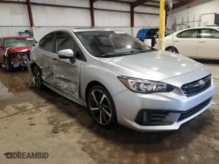 2022 Subaru Impreza Sport with VIN 4S3GKAM68N3603782, listed as a Copart auction lot 42835915 with 60,878 mi miles and Salvage Title. Bid and sale history available at carsss.com. Image 4.