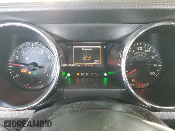 2016 Ford Mustang EcoBoost with VIN 1FA6P8TH9G5336805, listed as a Copart auction lot 48209965 with 87,895 mi miles and Salvage Title. Bid and sale history available at carsss.com. Image 9.