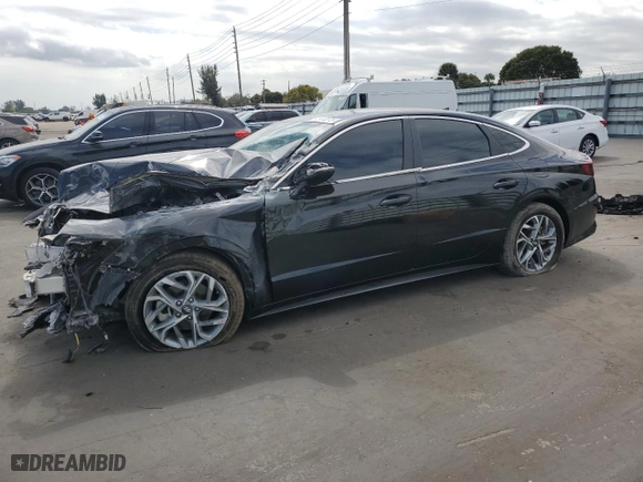 2023 Hyundai Sonata SEL with VIN KMHL64JA4PA320755, listed as a Copart auction lot 45473275 with 0 mi miles and Non Repairable. Bid and sale history available at carsss.com. Image 1.