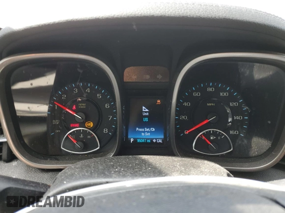 2016 Chevrolet Malibu LT with VIN 1G11C5SA8GF154518, listed as a Copart auction lot 52673145 with 95,041 mi miles and Salvage Title. Bid and sale history available at carsss.com. Image 9.