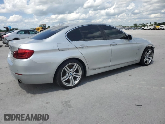 2012 BMW 5 Series 535i xDrive with VIN WBAFU7C58CDU63481, listed as a Copart auction lot 54402865 with 136,405 mi miles and Salvage Title. Bid and sale history available at carsss.com. Image 3.