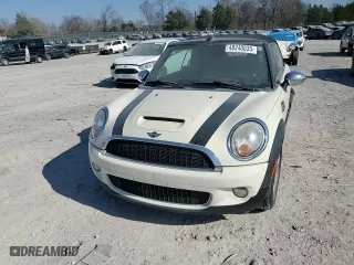2010 MINI Cooper Convertible S with VIN WMWMS3C58ATY50783, listed as a Copart auction lot 48240035 with 70,110 mi miles and Clean Title. Bid and sale history available at carsss.com. Image 10.